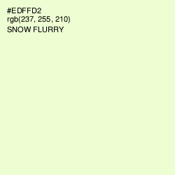#EDFFD2 - Snow Flurry Color Image